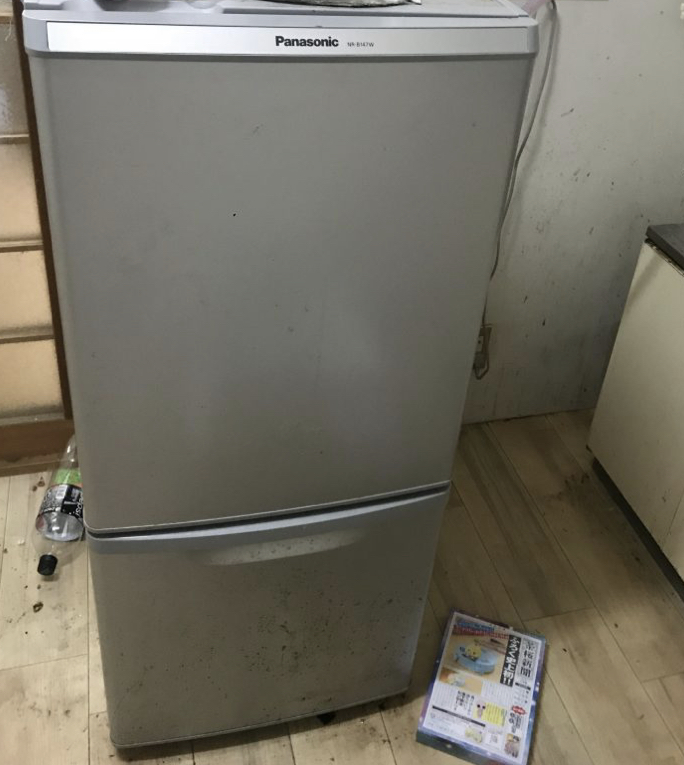 大阪府松原市で2ドア冷蔵庫の不用品回収